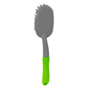 Imagen de Cepillo plastico con mango-25cm. Blanco y verde.