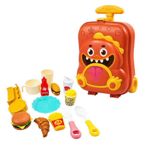 Imagen de Caja didactica valija-set de cocina hamburguesa