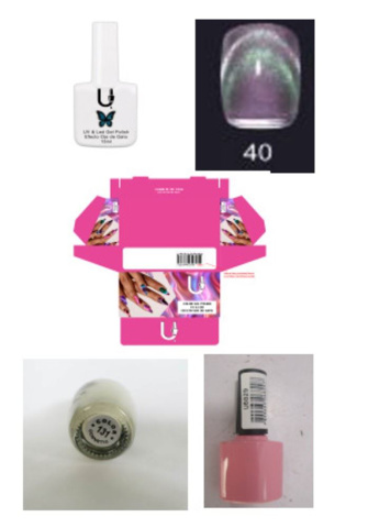 Imagen de Esmalte Ushas semipermanente Cat eye-tono 40