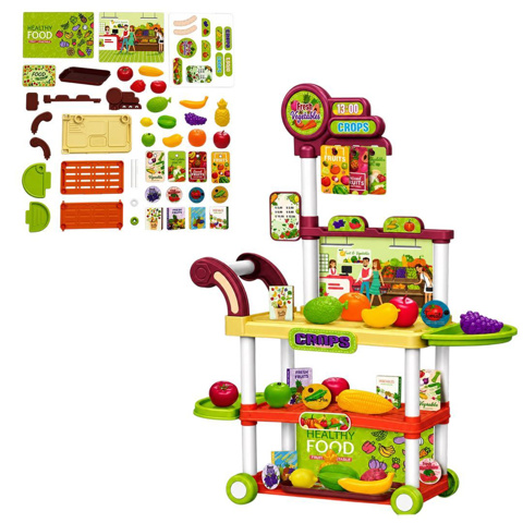 Imagen de Caja didactica -carro frutas y verduras-45X29,5X8,5cm