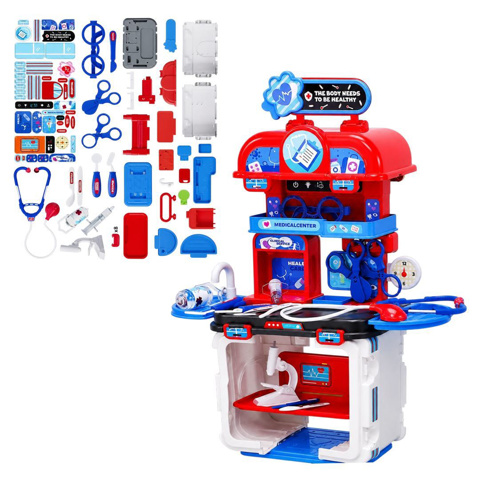 Imagen de Caja didactica casita- Set doctor-55,5X39X10cm