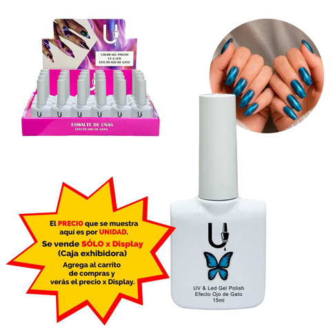 Imagen de Esmalte Ushas semipermanente Cat eye-tono 03