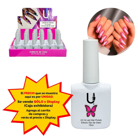 Imagen de Esmalte Ushas semipermanente Cat eye-tono 13
