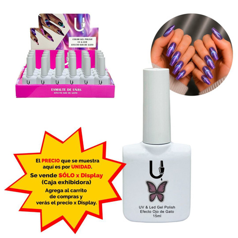 Imagen de Esmalte Ushas semipermanente Cat eye-tono 41